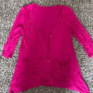 Magenta Cardigan
